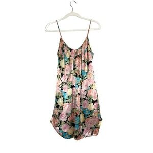 Vintage‎ Ms. B Floral Babydoll Slip Dress Sz SP Made in USA 90s Y2K